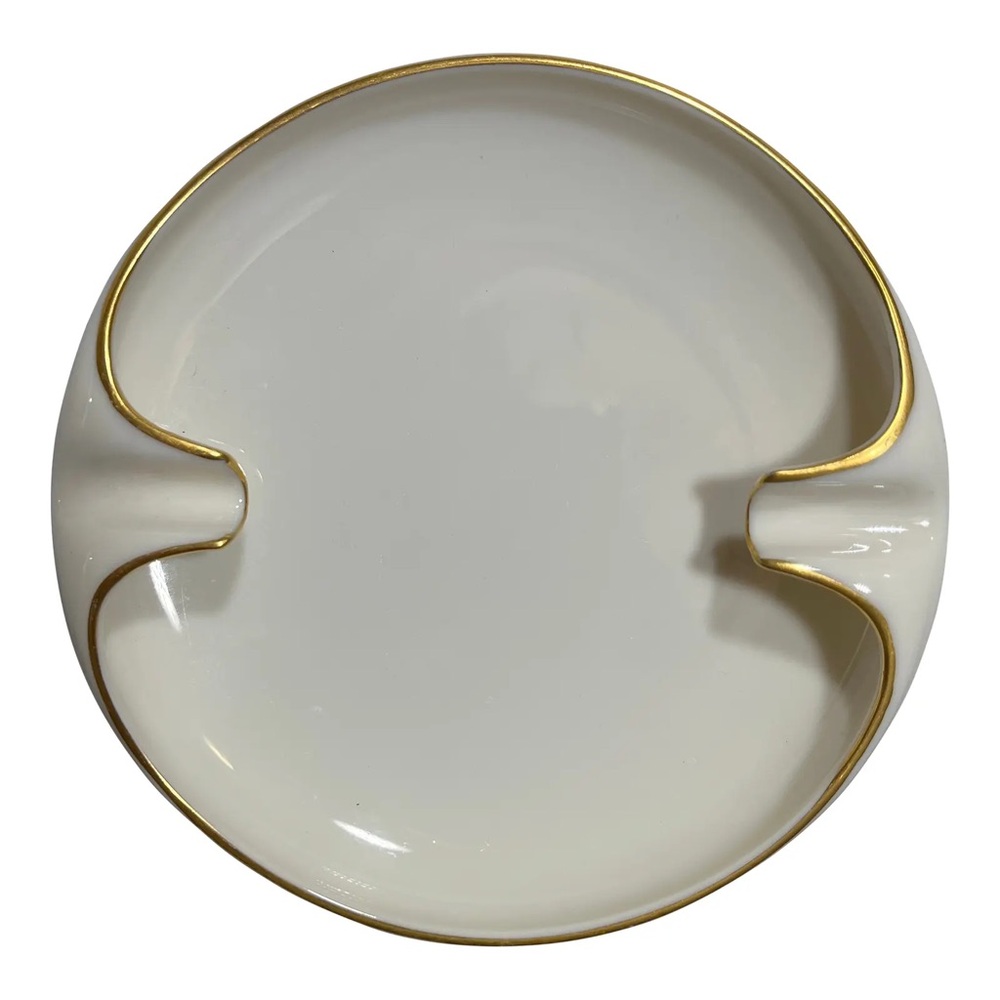 Lenox Cream and Gold Ashtray
